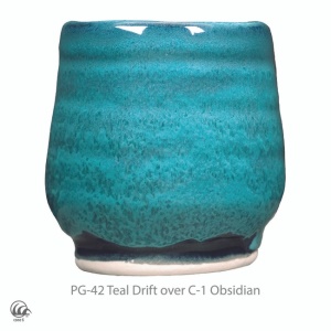 Glazura PG 42 teal drif (1ks = 472ml) novinka